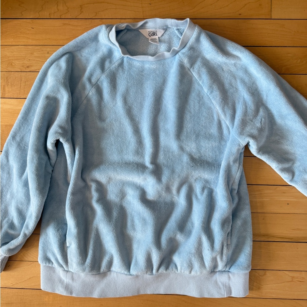 Athleta Girl Soft Blue Pullover